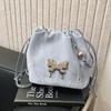 2025 New Spring Popular Chain Small Bag Women's Niche Design Butterfly Messenger Bag Casual Shoulder Bucket Bag