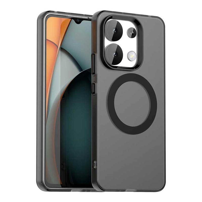 For Xiaomi Redmi Note 13 4G Case Magsafe Wireless Charging Cover Xiaomi Redmi Note 13 Pro Plus Matte TPU Protector Phone Bumper