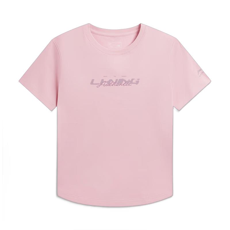 

Li-Ning Women s Short Sleeve Round Neck Sports Top S