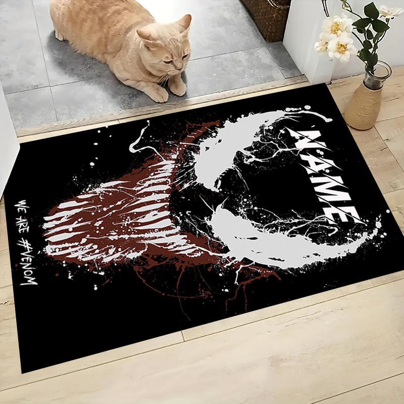 Custom Name "Spider-Man: Web Heroes" Carpet Rug Customizable Soft Washable Anti-Slip Home Living Room Sofa Mats Personalized Rug. 090916