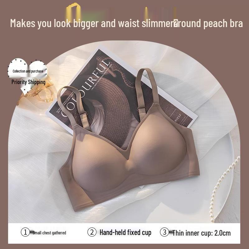 Bezšvová podprsenka velikosti dlaně - Zvýšená podpora pro malá prsa, proti povadnutí, měkká a pohodlná.