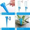 10pcs Automatic Drip Irrigation System Featuring A Timer Controller