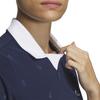 Golf PLAYGREEN Monogram Dry Shirt for Collegiate Navy [Adidas Golf] Women,