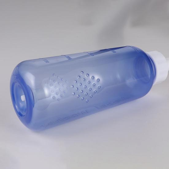1 Set 500ML Nasal Washer Dust-proof Cover Precise Scale 60-Degree Angle Press Switch Double Nozzle Nose Wash Bottle Yoga Gym Tool