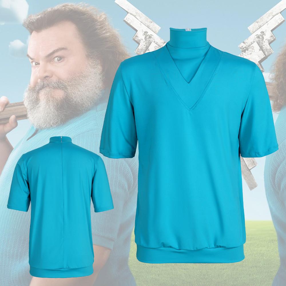 Steve Polyester Minecraft Cosplay Apparel Adult Halloween Costume Adults Young
