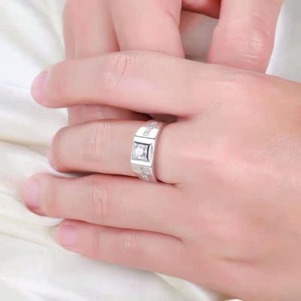 Valentine'S Day Gift Angle Niche Deign Korean Style Ring Vintage Ring Couple Ring Fashion Jewelry
