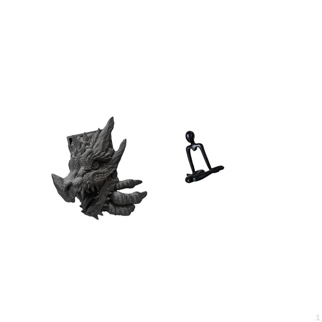 Thinker Bookend Abstract Sculpture Decorative Book Holder Support Figurine Tabletop Ornament Statue