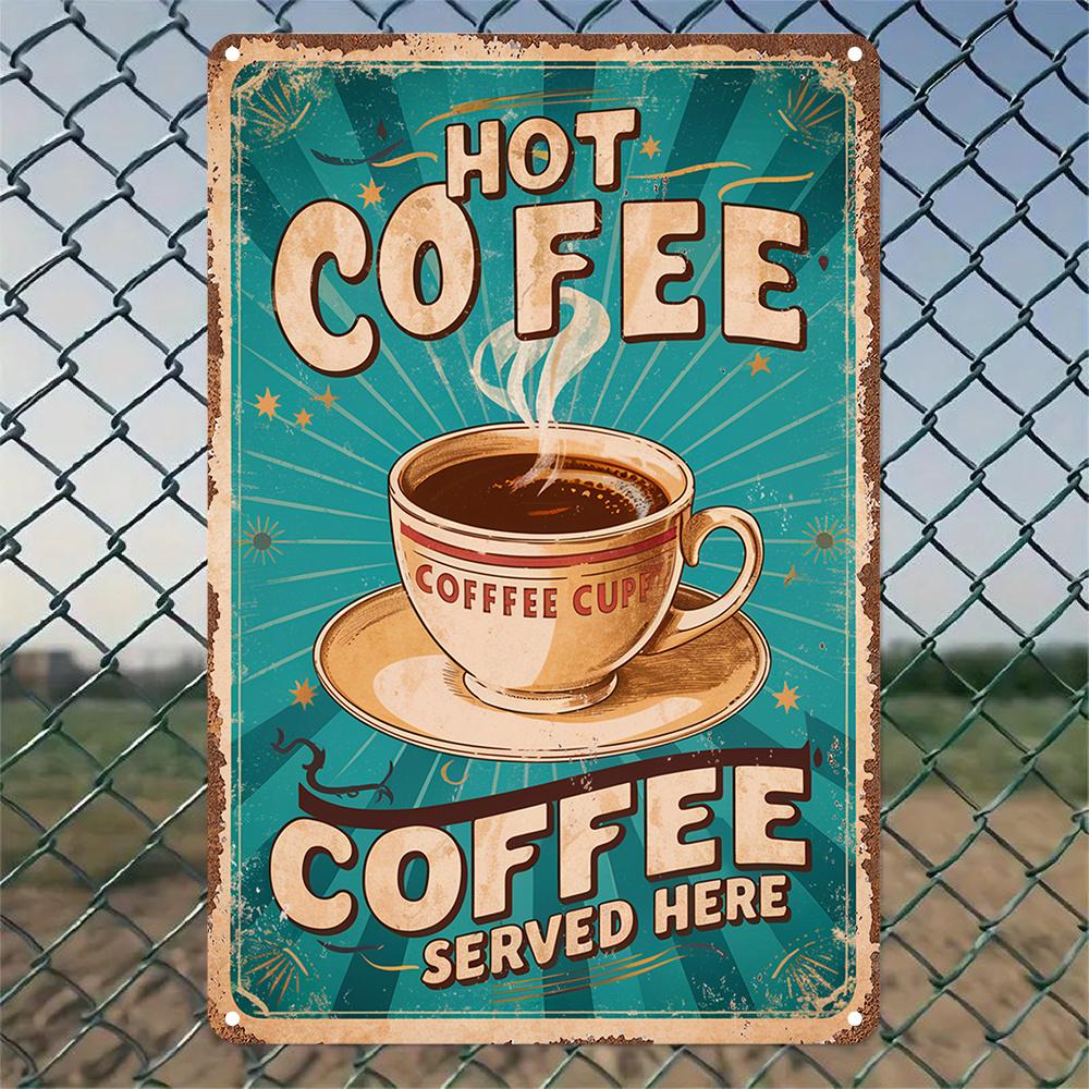 1 piece of vintage metal aluminum signage wall decorative art tin painting, suitable for garden, bedroom 20X30CM