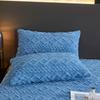 Taffeta Bed Skirt (three-piece Set) Plush and Thick Solid Color Bedspread Baby Velvet Milk Velvet Sheets Mattress Cover Pillowcase