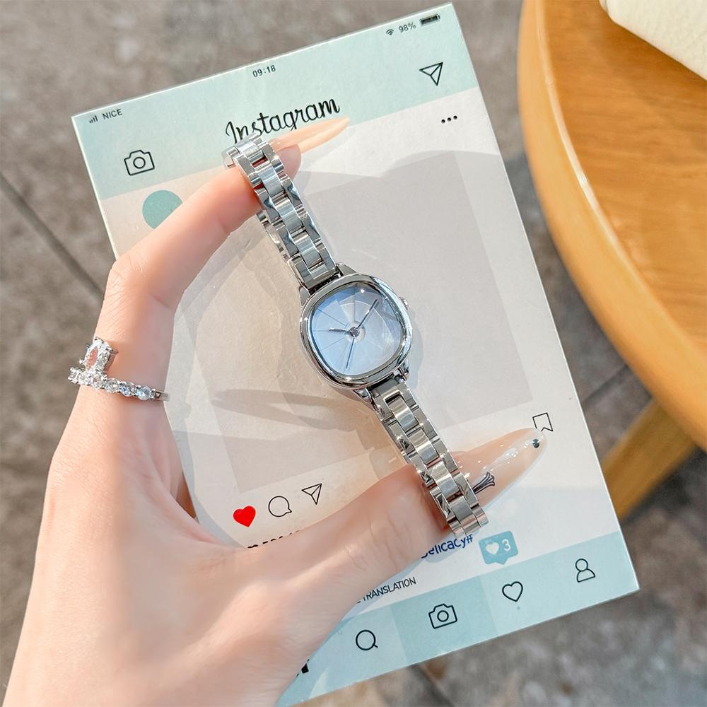 GEDI Small Watch for Women Silver Luxury Elegant Waterproof Quartz Watches Fashion Stainless Steel Temperament Watch