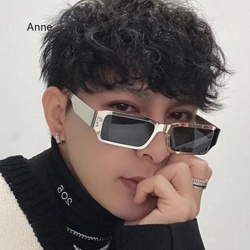 Designer Sunglasses Men Stainless Steel No Screw Sun Glasses with Glasses Bag and Cloth UV400 Protection Color Lenses