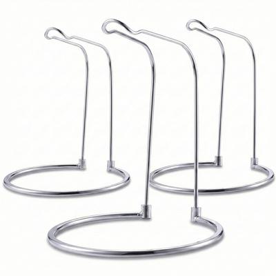 MIMIA Reel Steel Display Stand for Fishing Iron Easy Compatible with Spinning and Baitcasting Reels of Stand, Reels, Wire, Assembly, Durable, (Set 3)