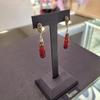 ARTRIA Leather Chain Red Mix Earrings OGGERFR0001HRF