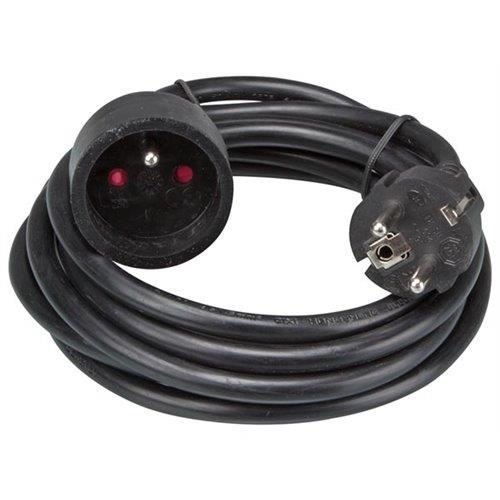 Prodlužovací kabel - Černý - 3 M - Dětská ochrana - Vnitřní použití - Elektrický
