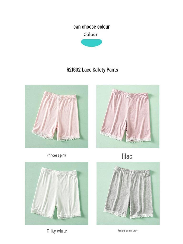 Zomerse Schooluniform Shorts voor Meisjes - Anti-Blootstelling Modal Shorts - Ademend en Comfortabel voor Kinderen