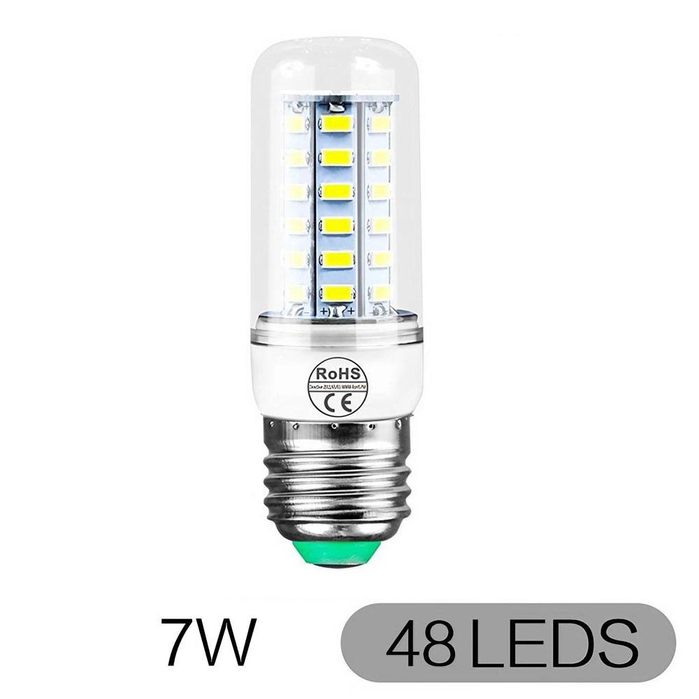 E27E14 LED Corn Bulb 3W12W 24LEDs SMD5730 Chandelier Light 200240V Bedroom Kitchen Home Decor Lighting
