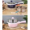 2 Layers 1.6L Electric Mini Non-stick skillet Cooking pot Rice Cooker MultiCookers Portable Food Steamer & 7 Gifts