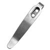 1Set DIY Folding Knife Clip 420 Stainless Steel Pocket Clips Back Clamps For Folding Knife Pocket Clip With Screw