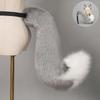Anime Animal Tail Cosplay Costumes Props Cat Fox Plush Tails Role Play Halloween Party Kawaii Accessories