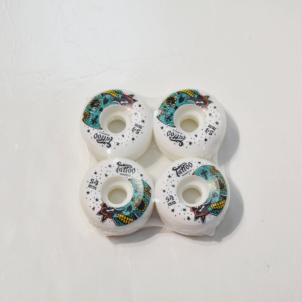 High-quality professional skateboard wheels 54mm 100A HR TATTOO wheels Double Rocker extreme action brush street