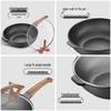 SUPOR Maifan Stone Non-stick Flat-bottom Stir-fry Pan