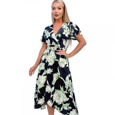 Ax Womens/Ladies Floral Wrap Dress
