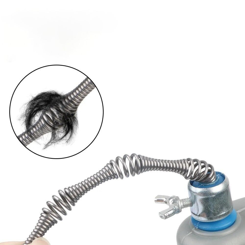 Handheld Sewer Pipe Plunger Dredge Extendable Clogged Remover Dredging Tool Pipe Plunger  Toilet