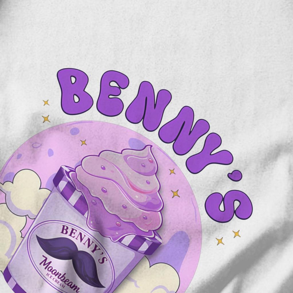 T-shirt da uomo Benson Boone Moonbeam Ice Cream Tour Album 2025 Trendy Estiva Y2K Grafica Personalizzata Abbigliamento Unisex T-shirt
