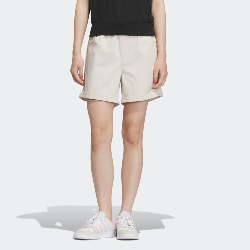 Adidas Neo Solid Color Loose Sports Shorts Women Bottoms Fallow-Brown IP3904