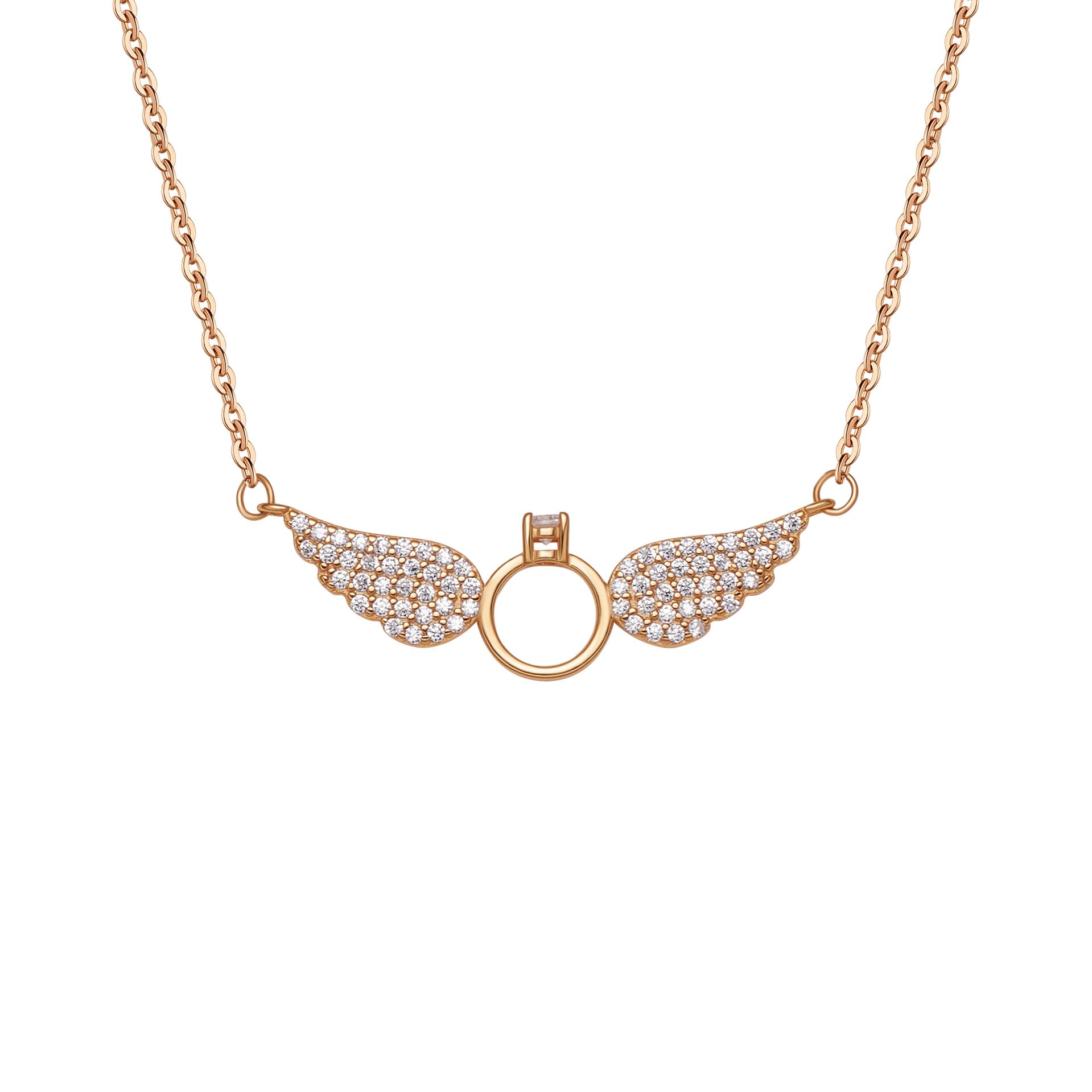 

Ожерелье для Серебряные Крылья Ангела S925 Перо Циркон Рождество [Rockyu] Женщины, Кулон, Дизайн, Цепочка, Регулируемый, Подарок, Подарок, День рождения,