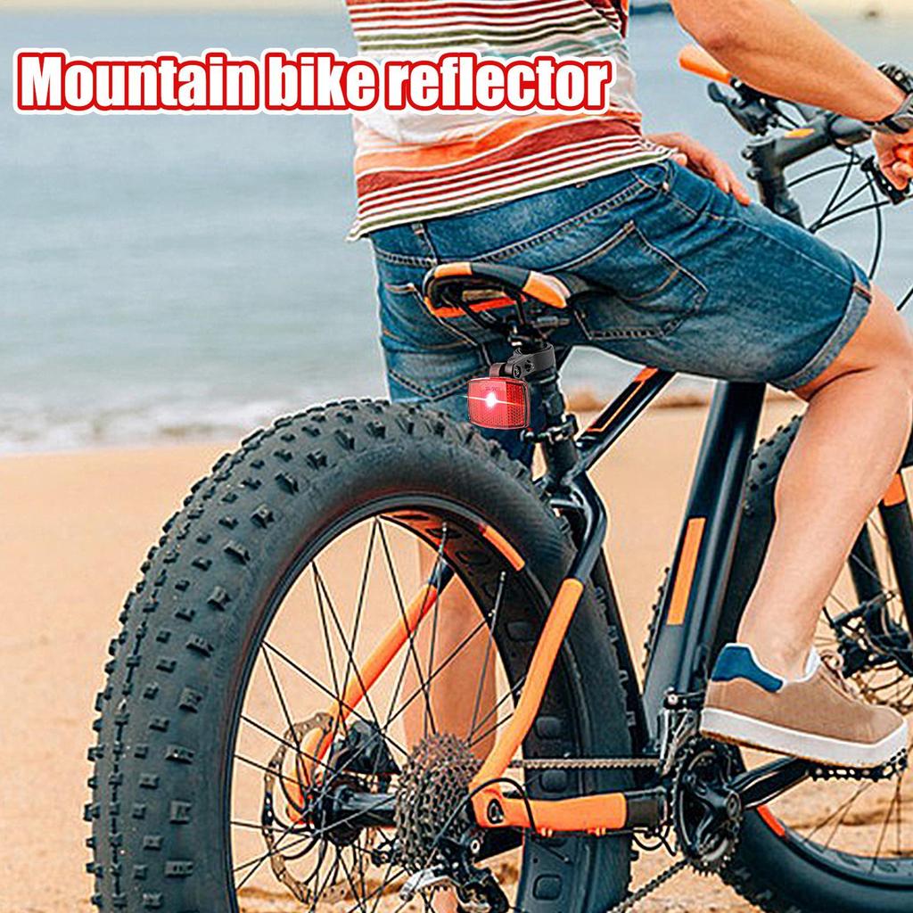 Fahrrad-Fahrrad-Lenker-Reflektor, reflektierend, vorne und hinten, Warnlicht, Sicherheitslinse