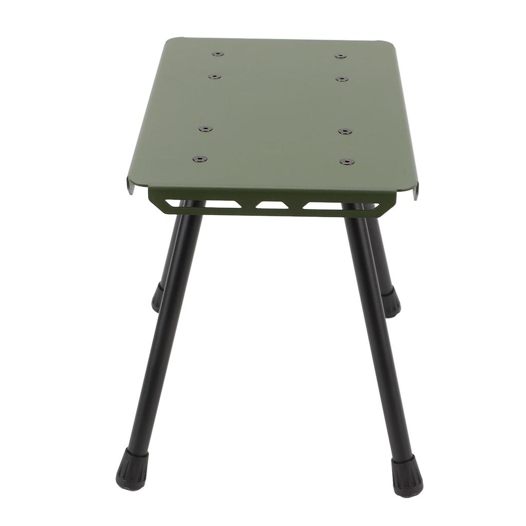 Portable Folding Stool Lightweight Aluminum Oxford Fabric Seat Cushion 330.7lbs Load Bearing Fishing Camping Chair for Hiking