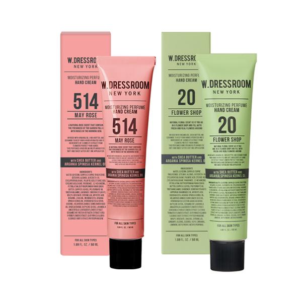 W.DRESSROOM Parfémovaný krém na ruce 50ml*2ks - 45 možností [Oblíbená vůně BTS!]