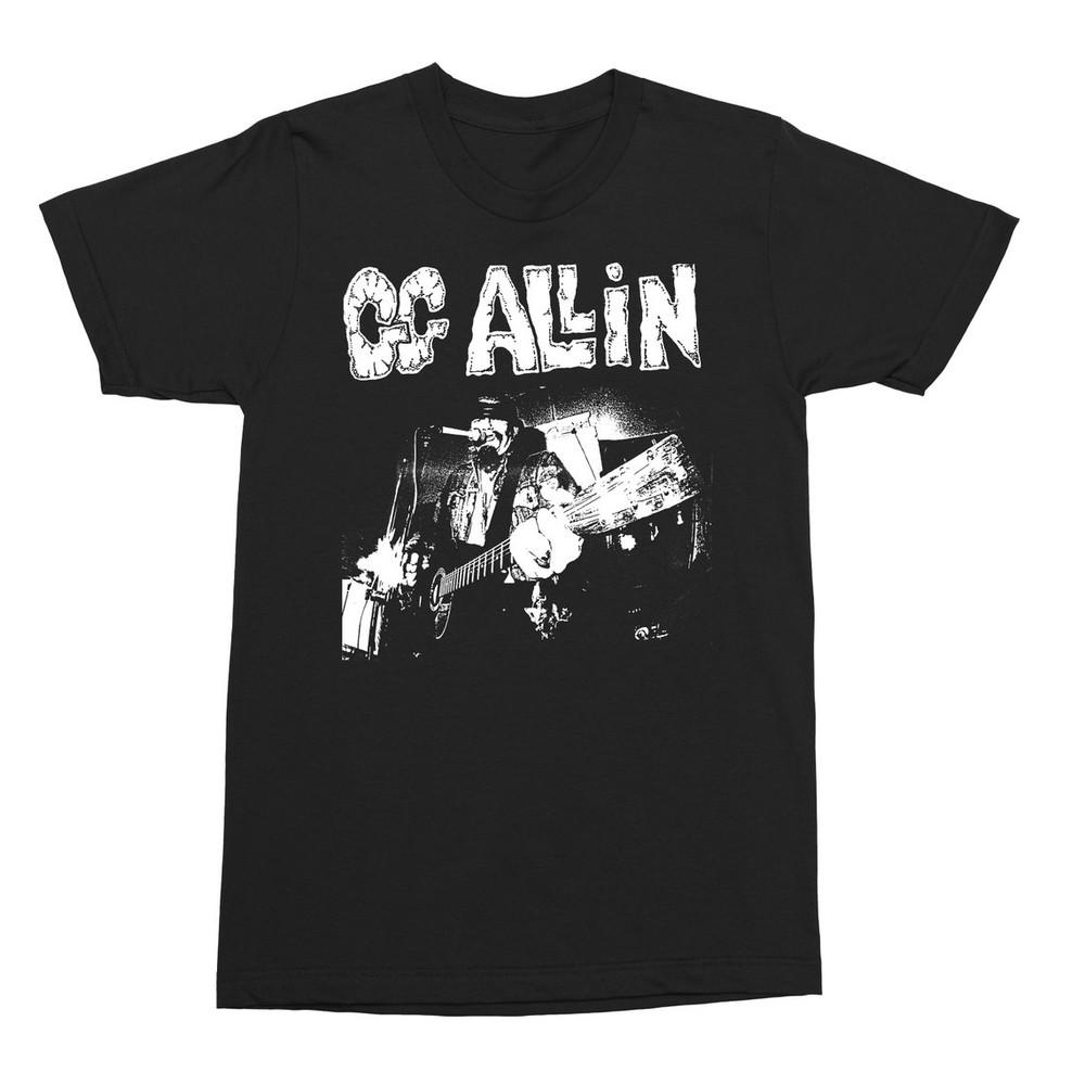 

GG Allin - Guitar - T-SHIRT - Punk, Crust, Grindcore, Thrash, Metal unisex shirt 4XL