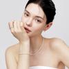 14K Blush Cut Ball Pearl Bracelet