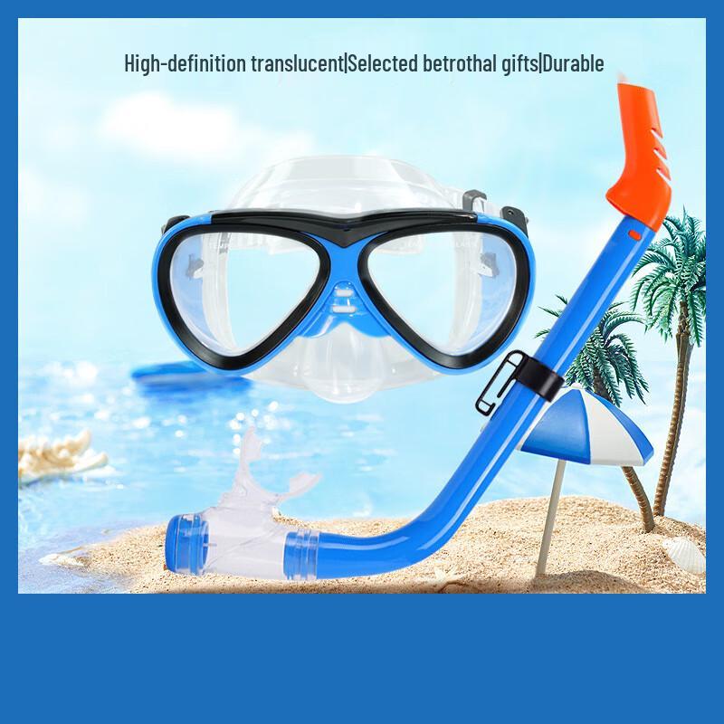 WEZHO Kids Anti-Fog Snorkel Set