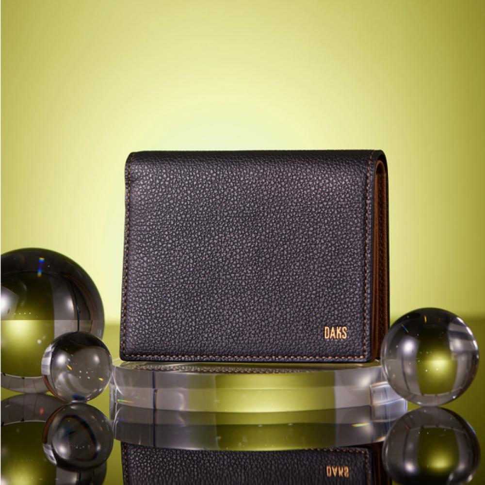 

Daks Business Card Wallet Black Brown Color Combi Dbho3f701bk Single option