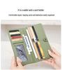 Women's RFID Anti-theft Ultra-thin Wallet with Zipper Closure