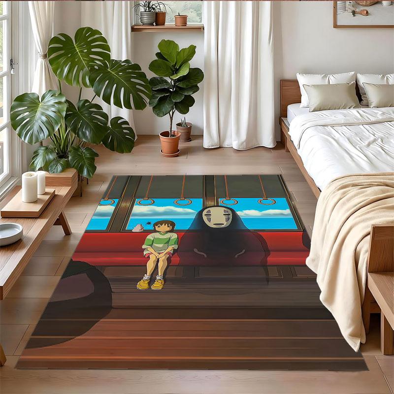 Crystal Velvet Rug Soft Non Slip Indoor Floor Mat Home DecorSpirited Away