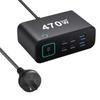 140W Gallium Nitride Fast Charger with TFT Display, PD3.1 Port, Multi-functional, 470W Fast Charging Desktop Charger