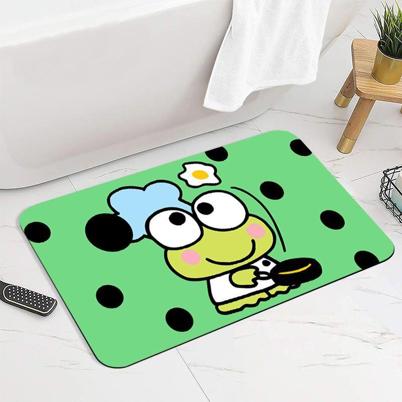 Big-eyed frog diatom mud absorbent mat bathroom non-slip floor mat toilet toilet foot mat toilet door mat