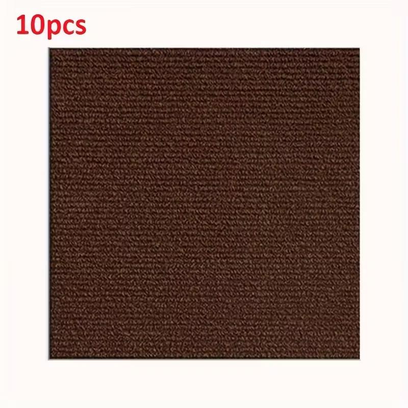 10PCS 30x30cm Self Adhesive Carpet Floor Mat Anti-Slip Floor Sticker Living Room Carpet Anti-Slip Self Adhesive Floor Sticker St