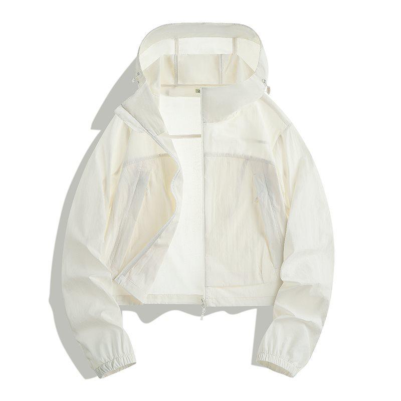 Women's Ice Cool Lightweight Hooded Jacket: Breathable, Comfortable Sun Protection for Summer