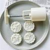 Hand-Pressure Moon Cake Mold Round Moon Cake Maker Cookie Stamps Easy To Use