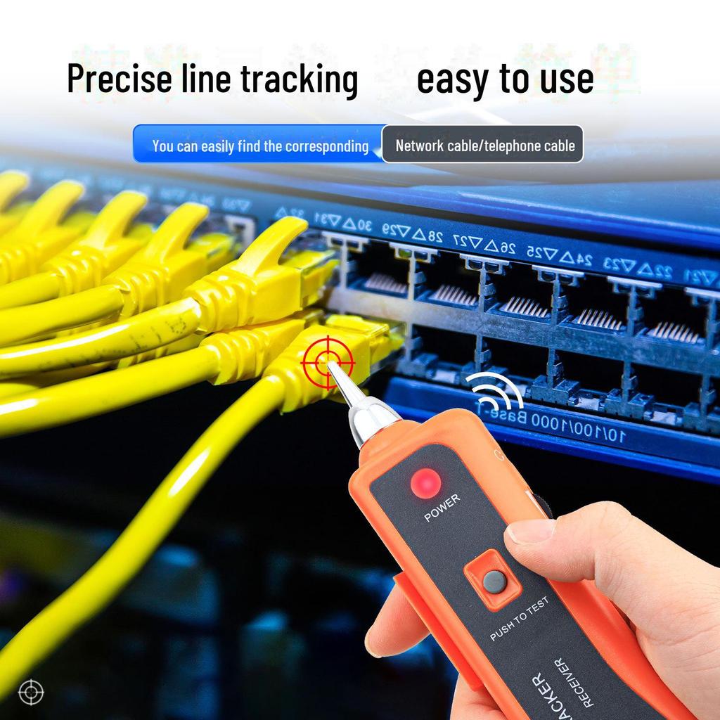 XQ-350 Dual Language Telephone & Network Line Tester