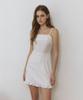 Adowl Lovey Vintage Pattern Mini Dress - Ivory