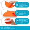 2 Piece Thermal Protective Oven Mitts Food Grade Silicone Gloves for Outdoor Cooking and Baking Grilling Potectors