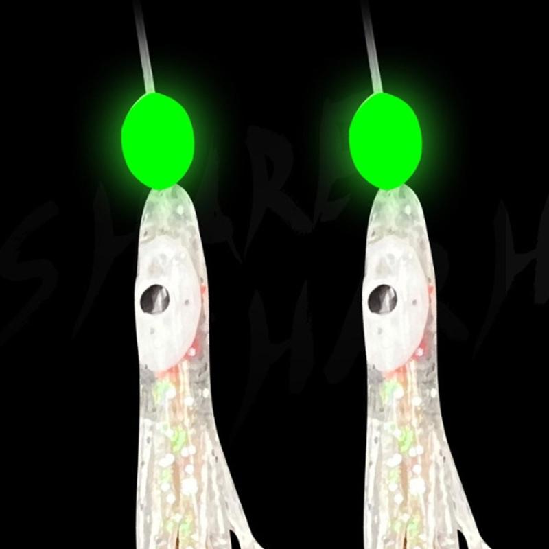 Fishing Feather Baits Rigs Fishing Lures Saltwater Freshwater Fishing Baits Rigs with String Hook Lures Tackle Jigs