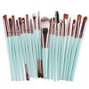 20-Piece Neutral Eyeshadow Brush Set with 24 Color Options