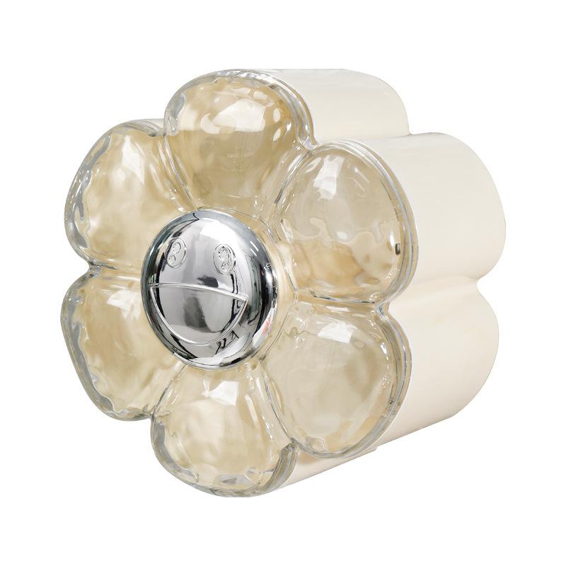 Flower High-capacity Tissue Holder Bathroom Washcloth Storage Rack Wall Mounted Toilet Roll Holder  Bathroom Accessories